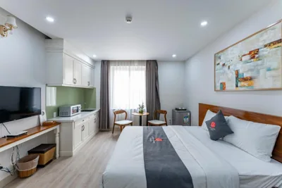 Estudio Deluxe King — Edoya Hotel Phu My Hung - Complimentary Breakfast, Minibar, Laundry